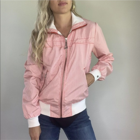 Diesel women’s striped windbreaker jacket - Picture 2 of 10